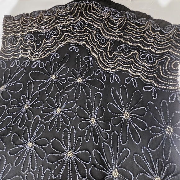 It is a vintage evening blouse from the brand Papell Boutique, often described a - Picture 5 of 11